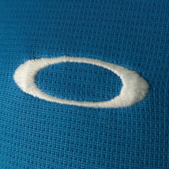 Oakley HydroLix Blue Performance Polo (M) OMG!! ⛳️ ⛳️ - Picture 1 of 8